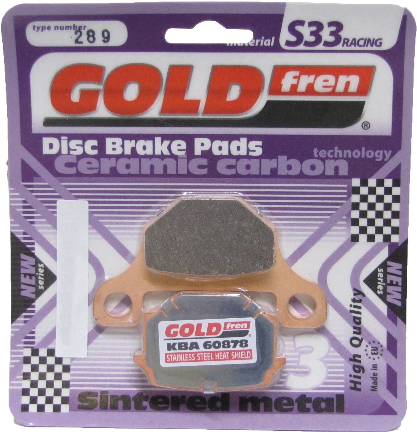 Goldfren Brake Pads S33-289, FA93, FDB384, SBS585