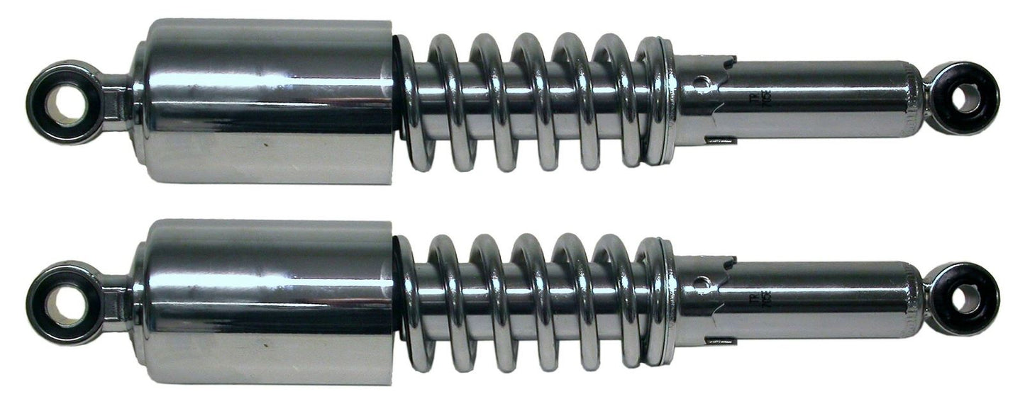 Shocks 335mm Pin+Pin Chrome with longer chrome cover as OE