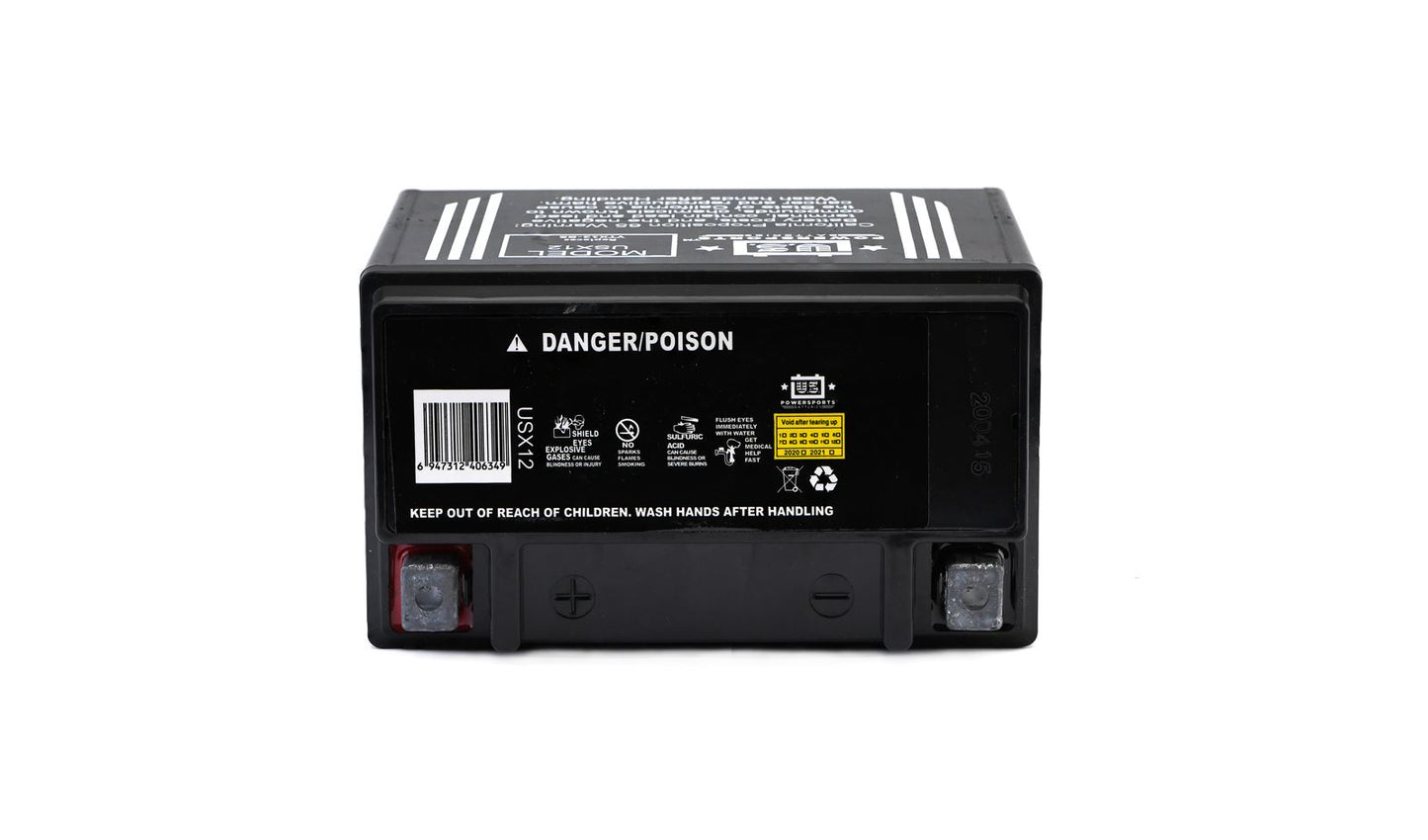 MTX Power Battery XT12 Sealed 12v 12.0AH CCA:155A L:150mm H:130mm W:87mm CTX12-BS, USX12