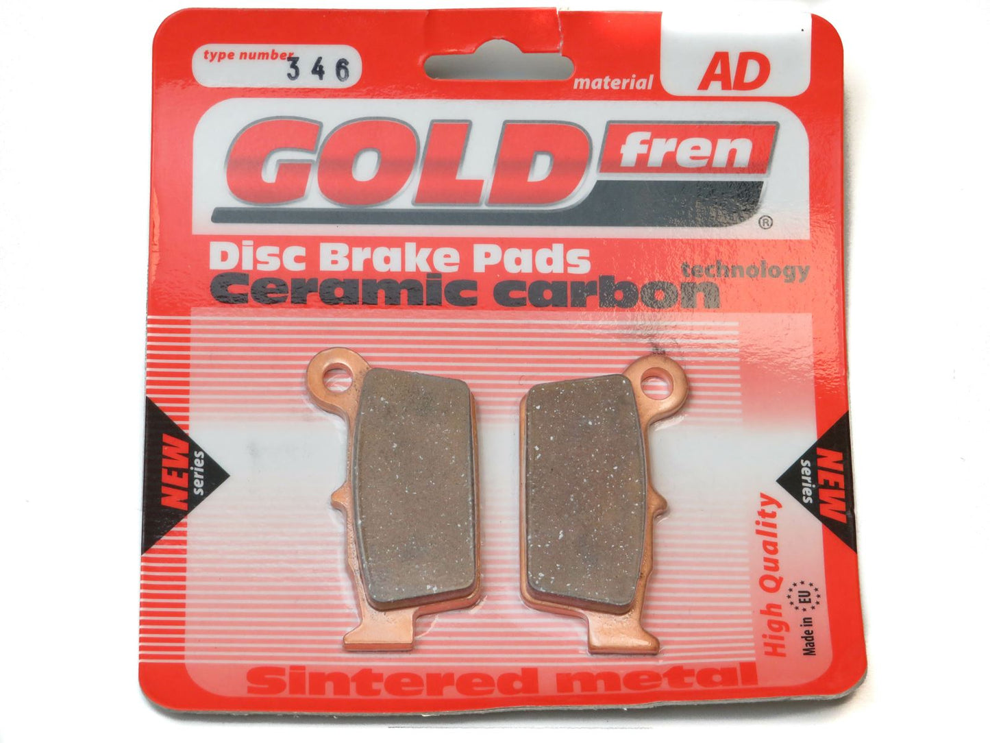 Goldfren Brake Pads AD346,FA367/2 as fitted to Beta RR(8.50mm Thick)