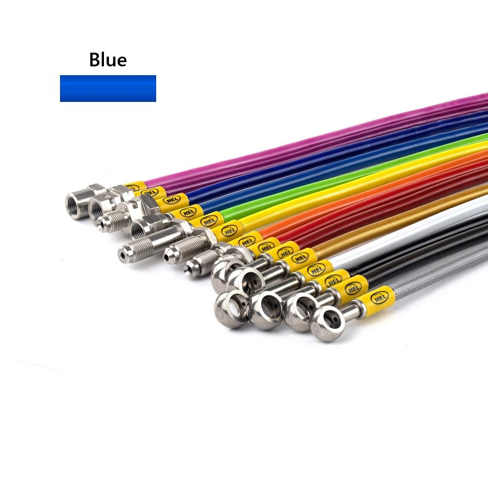 BLUE Hel Clutch Braided Hose Line For Yamaha XT1200Z Super Tenere ABS 2010-15