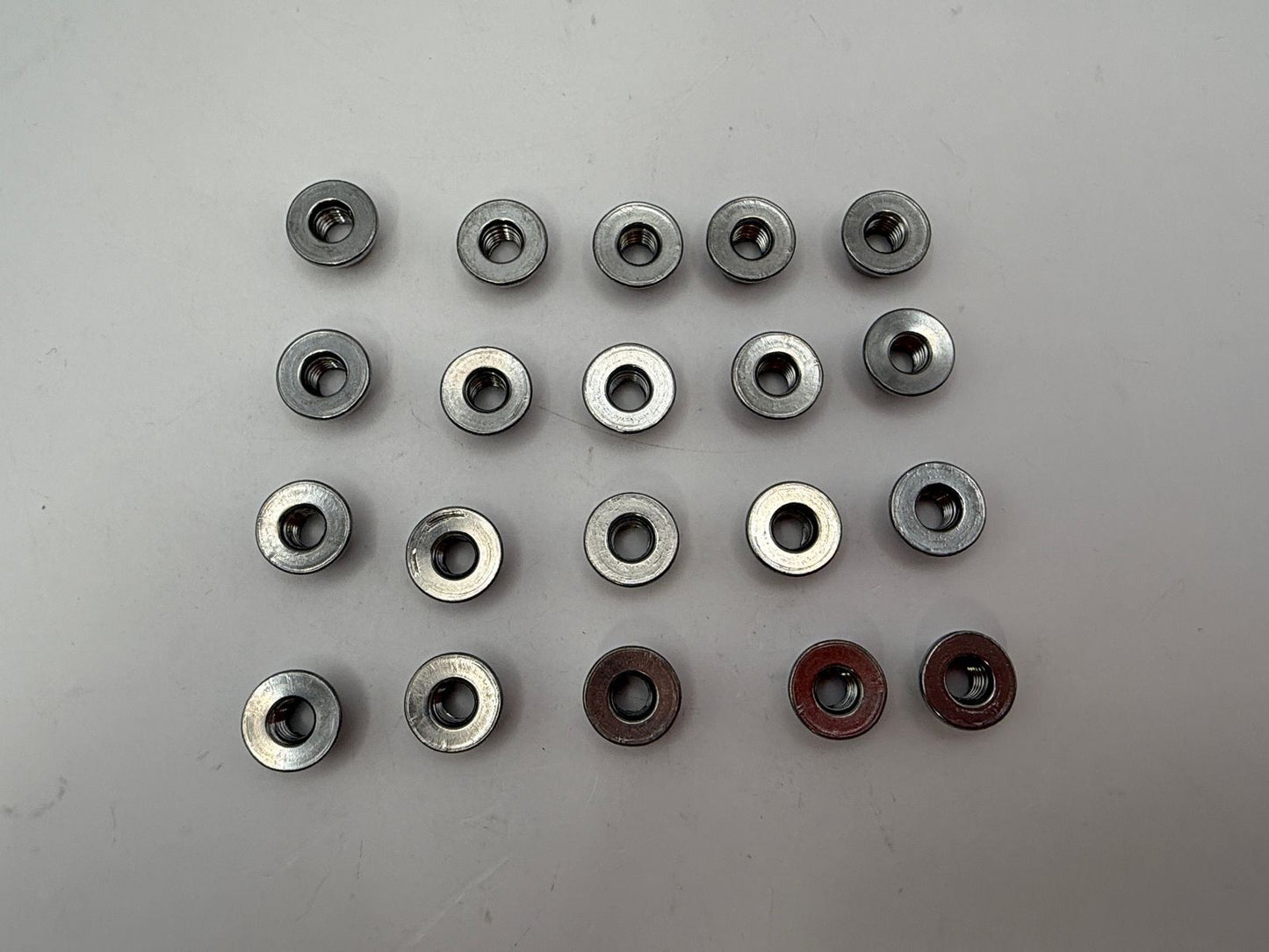 Nuts Flange Metal Locking Stainless Steel M5 x 0.80mm Pitch