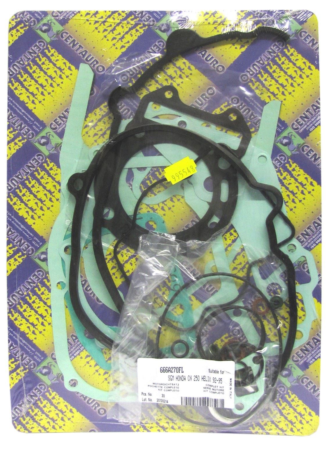 Centauro Full Gasket Set Honda CN250 1987-2007, Piaggio Hexagon GT250 1998-1999