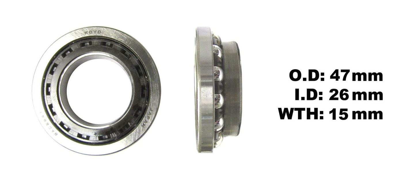 Steering Taper Bearing ID 26mm x OD 47mm x Thickness 15mm(OE Style)