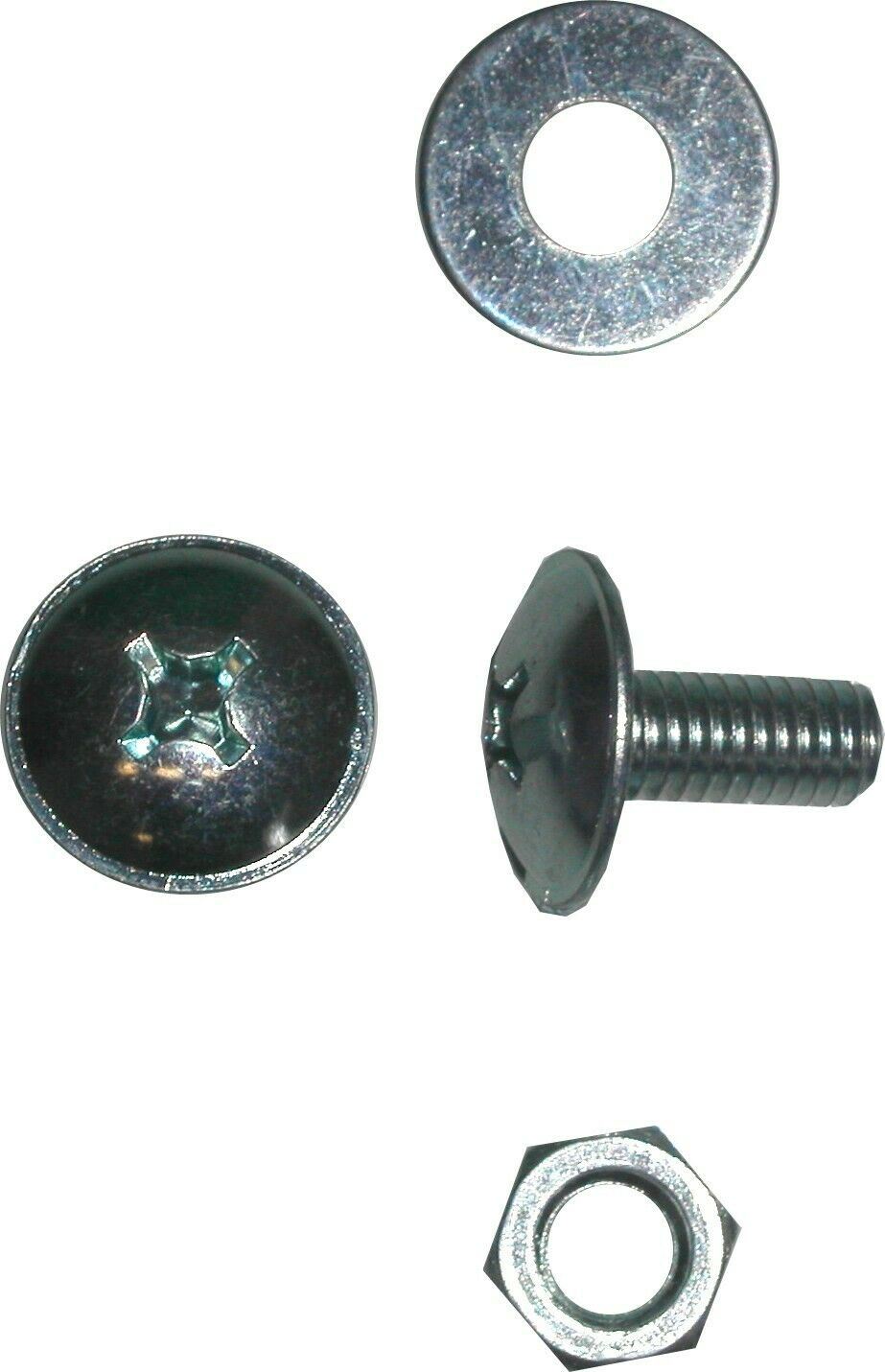 Screws Fairing 6mm x 13mm, Head 16.50mm Chrome(Pitch 1.00mm) (Per 10)