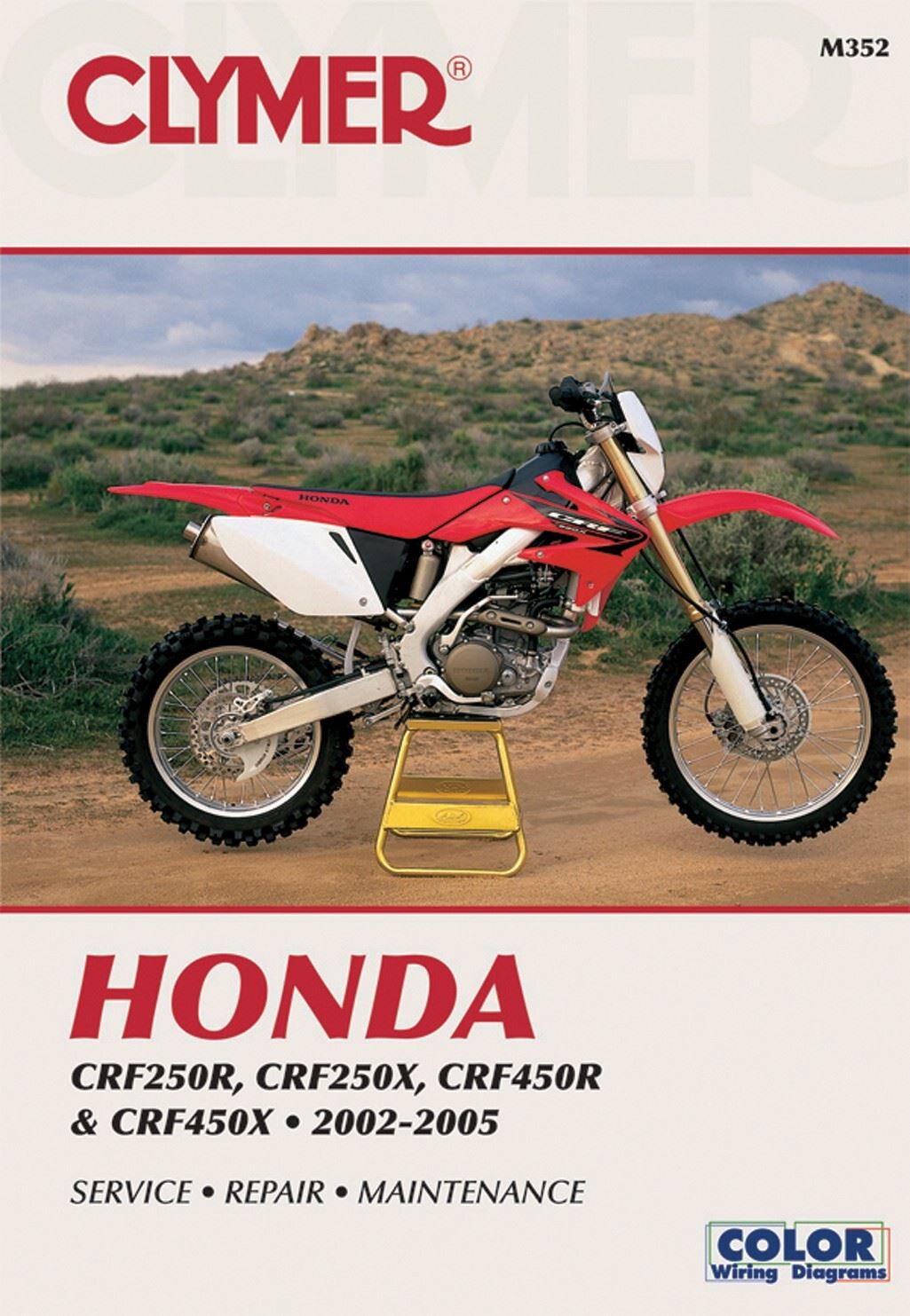 Clymer Manual For Honda , CRF250X, CRF450R & CRF450X 02-05