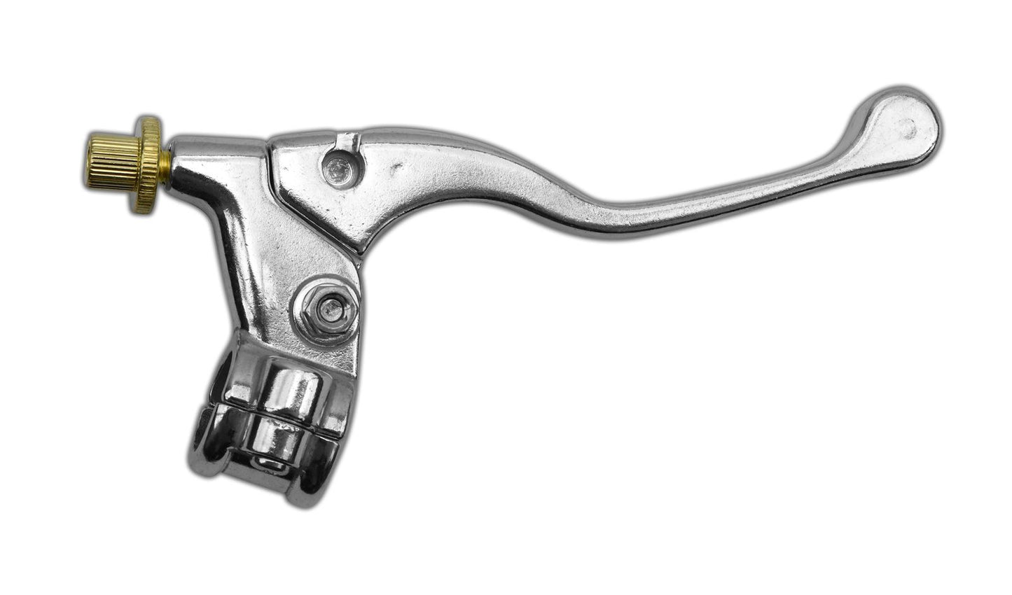 Lever Assembly Left Hand Alloy Short No Mirror Boss As Fitted to Pit Bikes