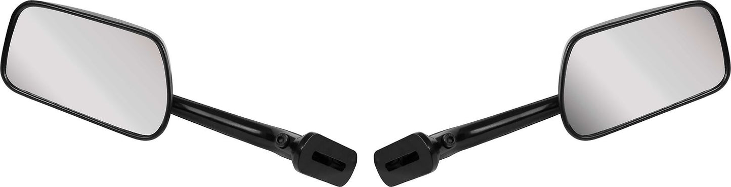 Mirrors Fairing Black Left & Right 30-57mm Adjustable Mount