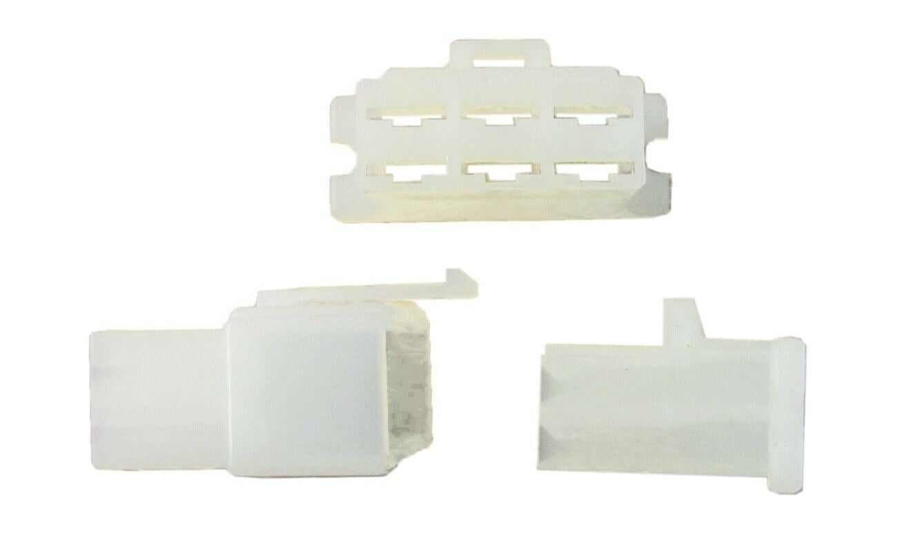 Plastic Connector 6 Pole Spade Male & Female Block (5 Pairs) (5 Pairs)