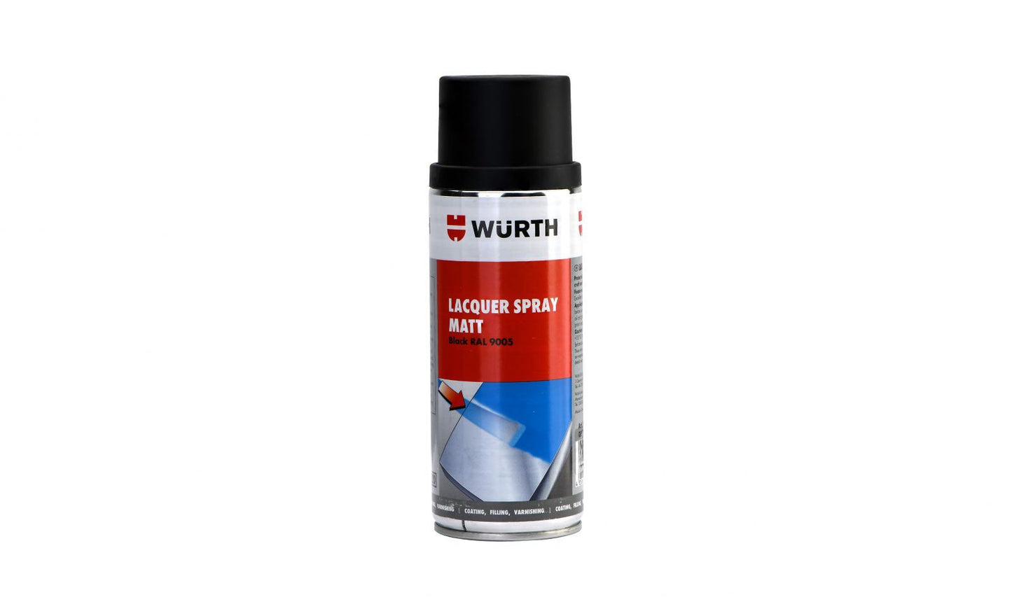 Wurth Matt Black Spray Paint