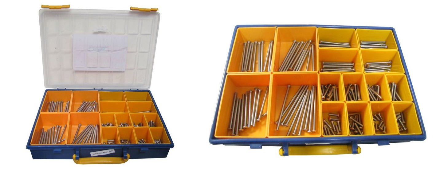 Screws Button Allen Kit 5mm x 12mm to 85mm Stainless Steel (Kit)