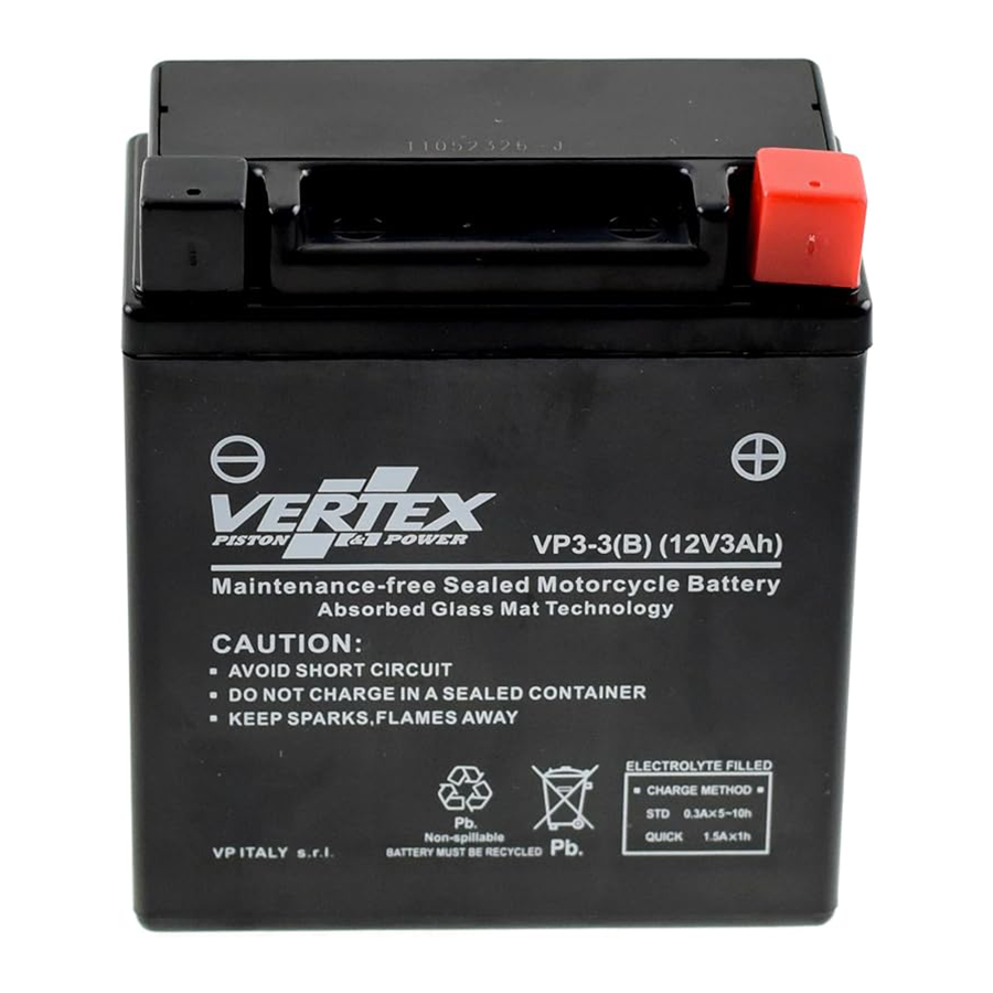 Vertex VP3-3 (B) Battery (L:99 mm x W:56 mm x H:111 mm)
