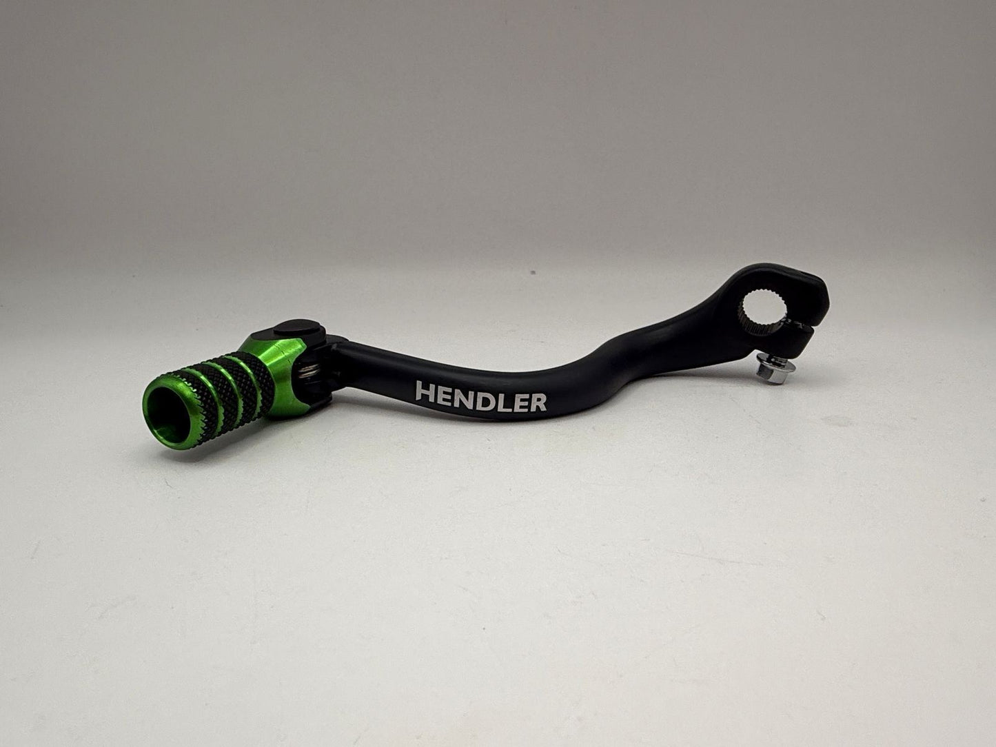 Gear Lever Alloy Black with Green Tip Kawasaki KX125 94-05