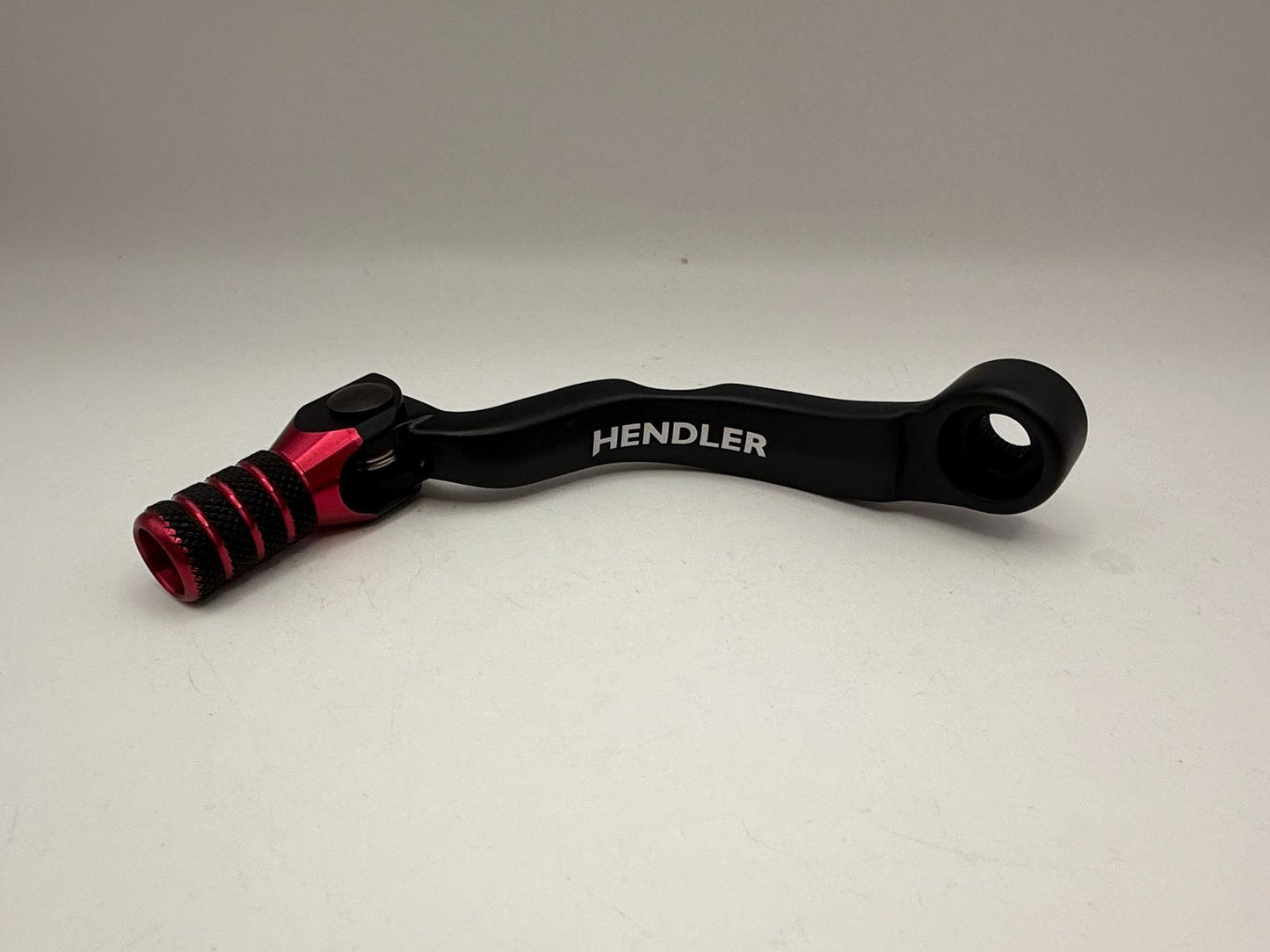 Gear Lever Alloy Black with Red Tip KTM 85 SX 18-20, 125 SX 17-20, 150 SX 17-20, 125 XC-W 17-19, Husqvarna TC85 18-20, TC125 17-20, TE150 17-19, TX125 17-19