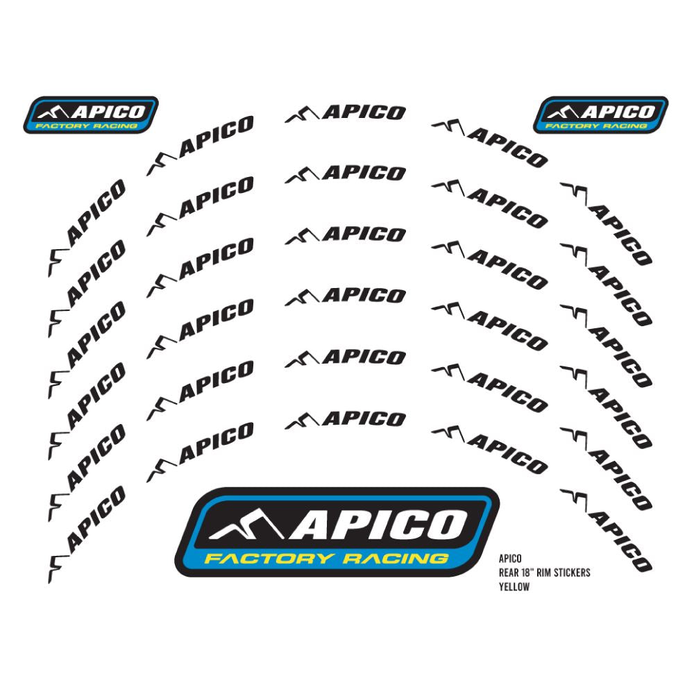 Rim stickers FOR White (BlackText)