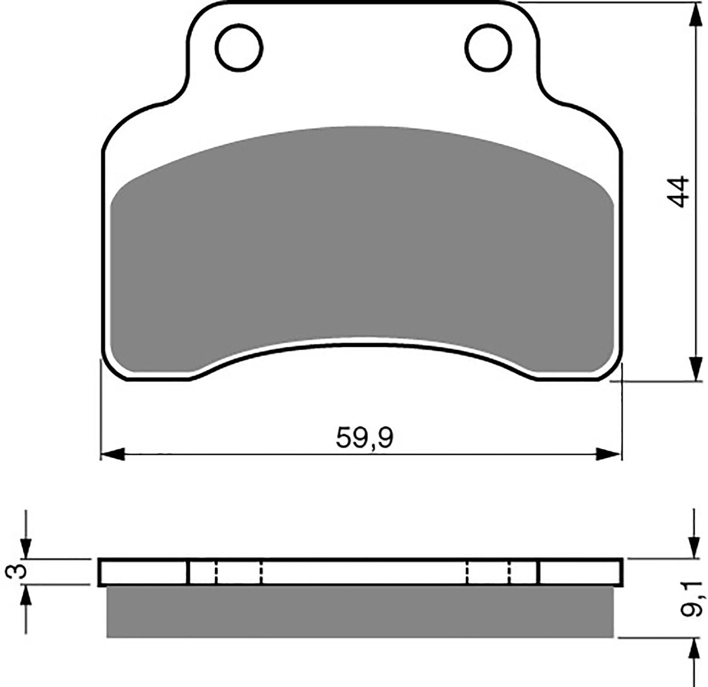 Goldfren Brake Pads AD136, FA235, SBS723, VD996