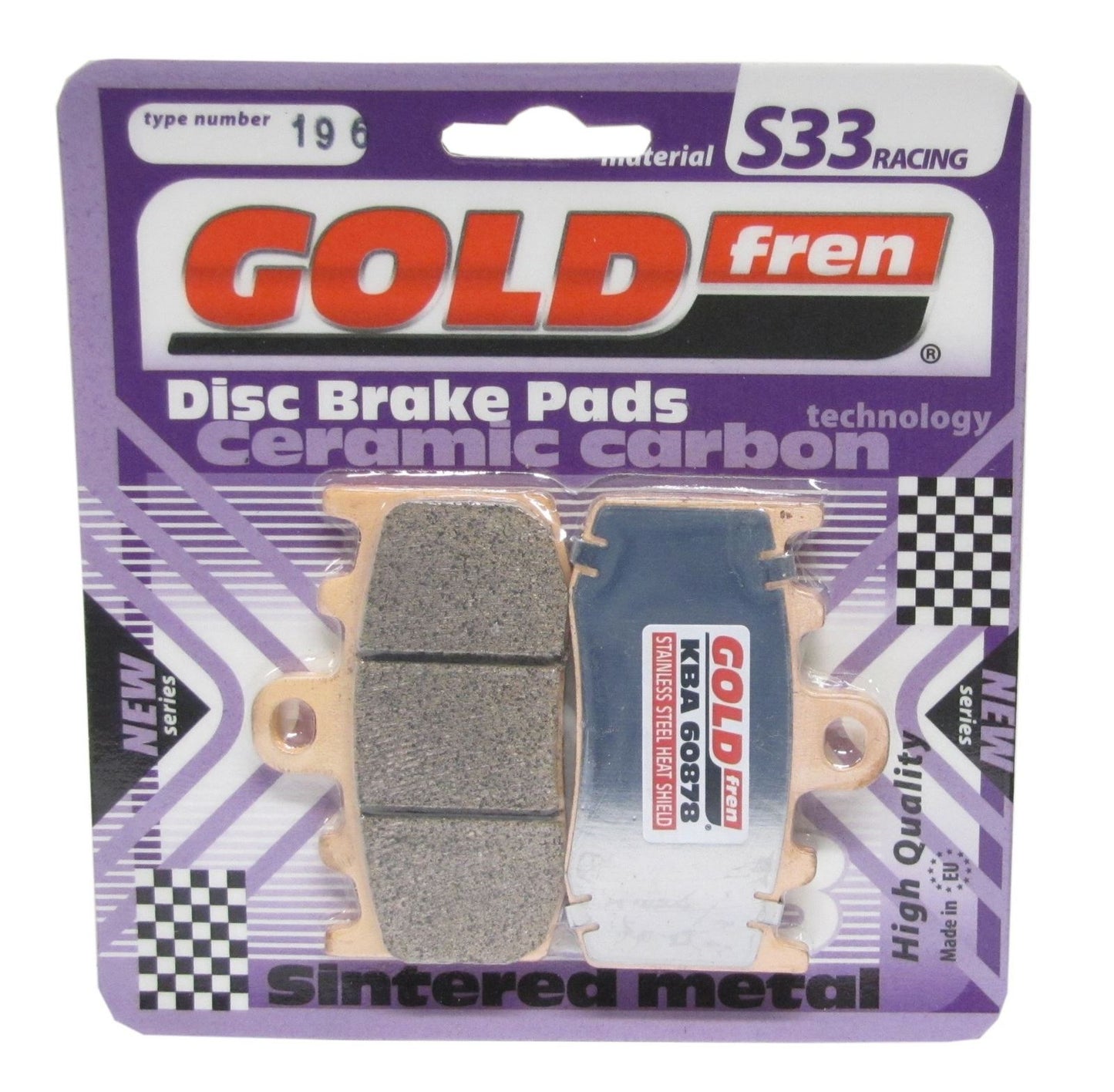 Goldfren Brake Pads S33-196, FA335, SBS796, FDB2125, DP641, VD9000