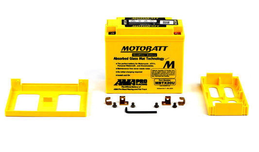 Motobatt Battery MBTX20U 12v 22.3Ah (20Hr) CCA:320A YTX20LBS, YB16A L:175mm x H:155mm x W:87mm