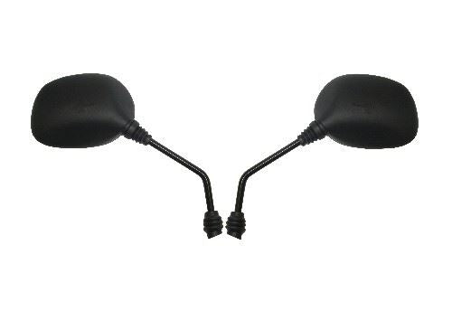 Mirrors 8mm Black Round Left & Right Gilera, Rieju, Derbi