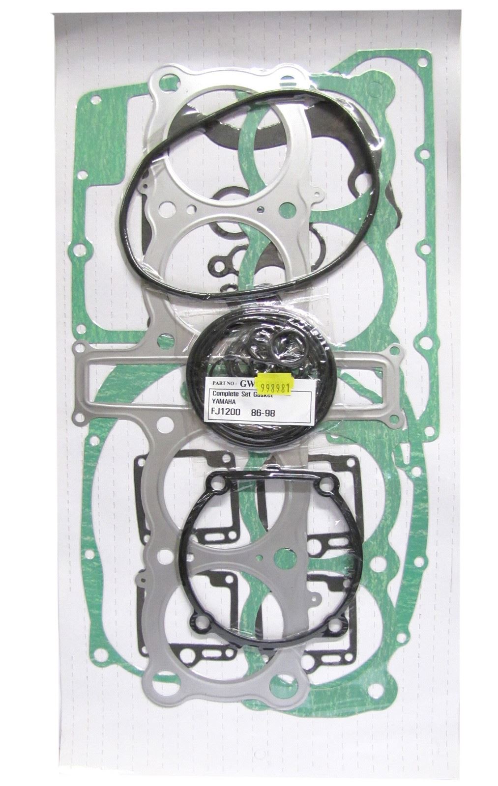 Part Set Yamaha FJ1200, XJR1200 86-98(No Rocker & Stem Seals)