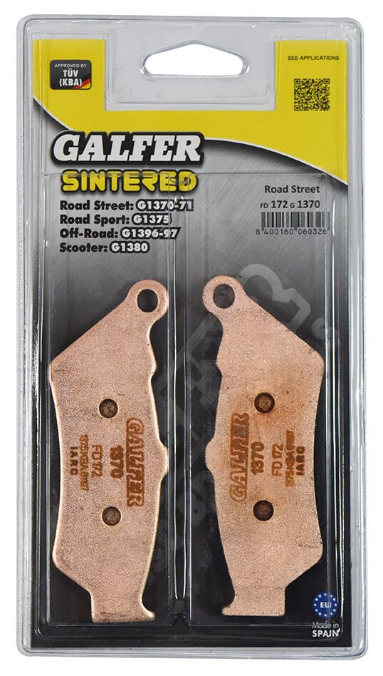 Galfer Brake Pad FD172,AD106,VD958,FA209,FDB2006,SBS674