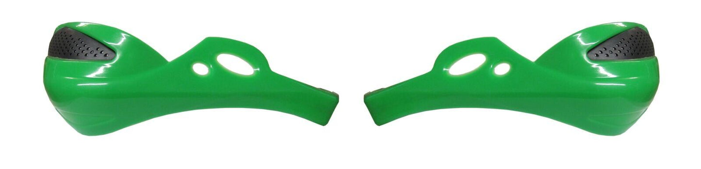 Hand Guards Wrap Round Vented Green (Pair)