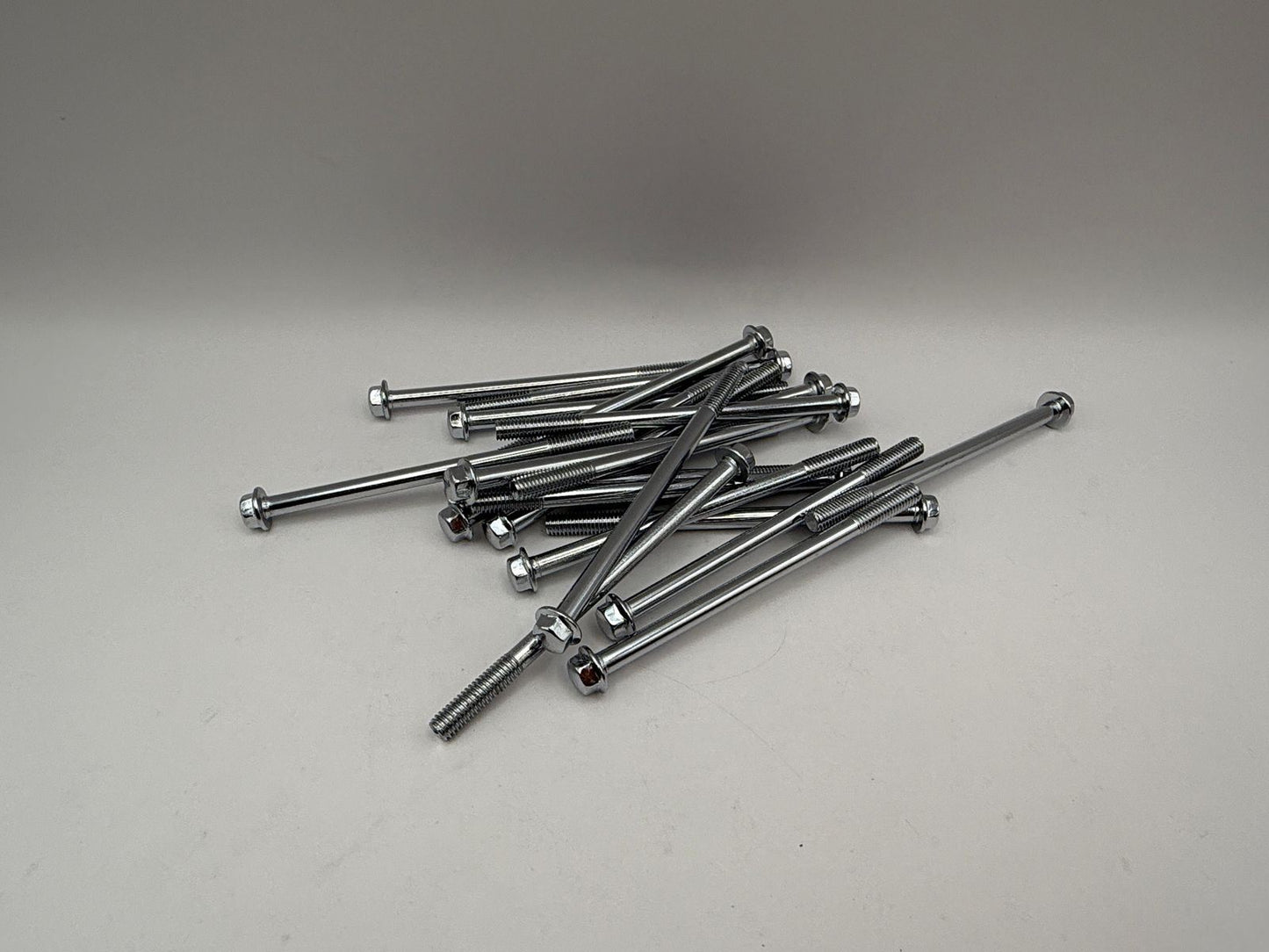 Bolts Flanged Chrome Hexagon M6 x 95mm x 1.00mm Pitch (8mm Head)