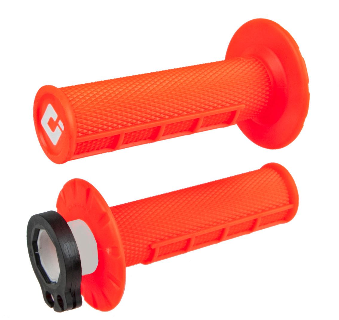 ODI Grips Half Waffle Lock On Flo Orange
