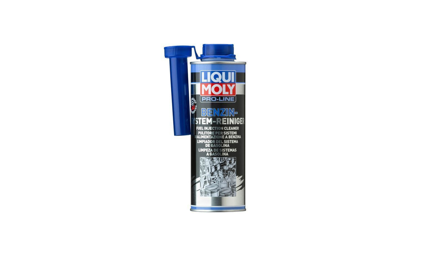 Liqui Moly Pro-Line Fuel System Clean Removes Deposits From Injectors, Intake Valves, Spark Plugs & Combustion Chamber  500ml