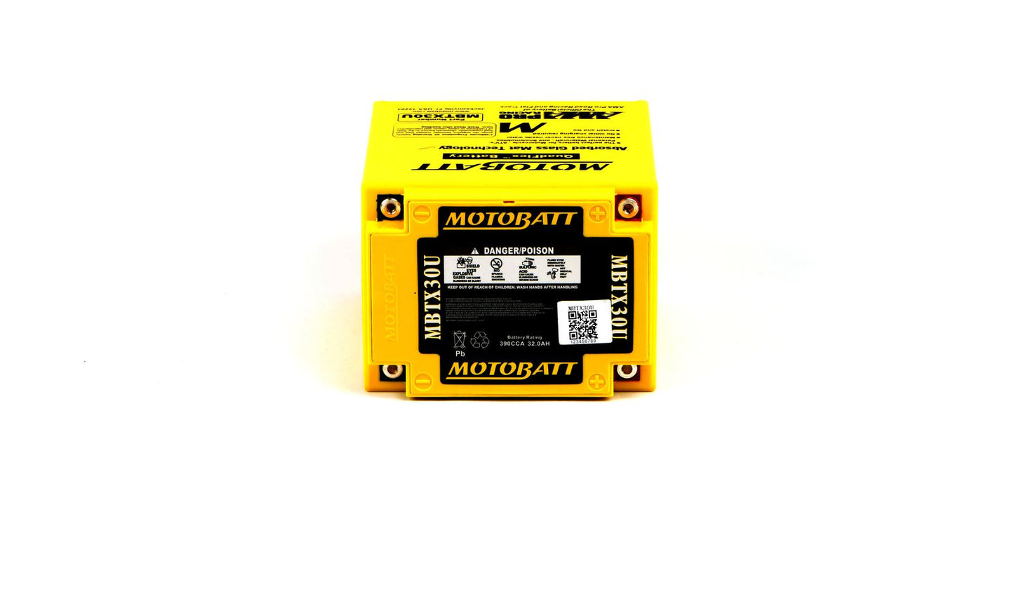 Motobatt Battery MBTX30U 12v 36.0Ah (20Hr) CCA:440A YB30LB, 53030 L:166mm x H:175mm x W:126mm