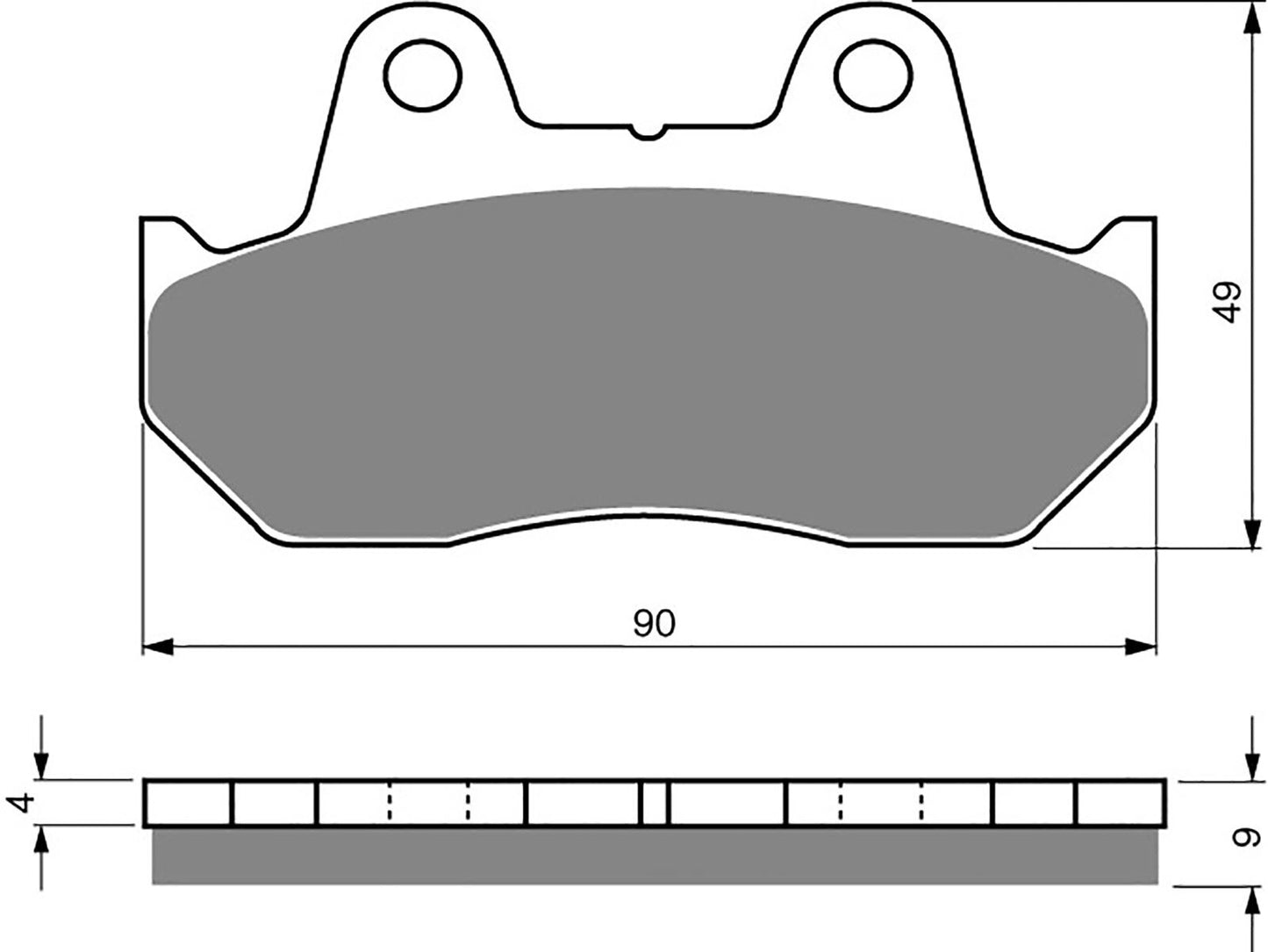 Goldfren Brake Pads S33-049, VD123/2, FA69/2, FDB244R, SBS575