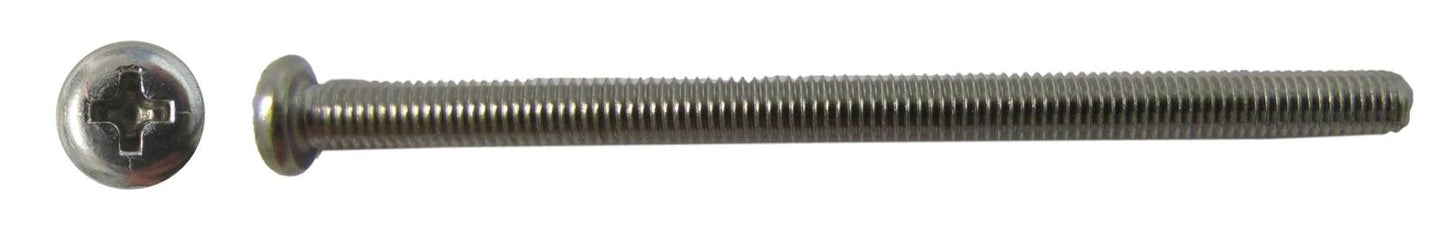 Screws Pan Head Stainless Steel 4mm x 75mm(Pitch 0.70mm) (Per 20)