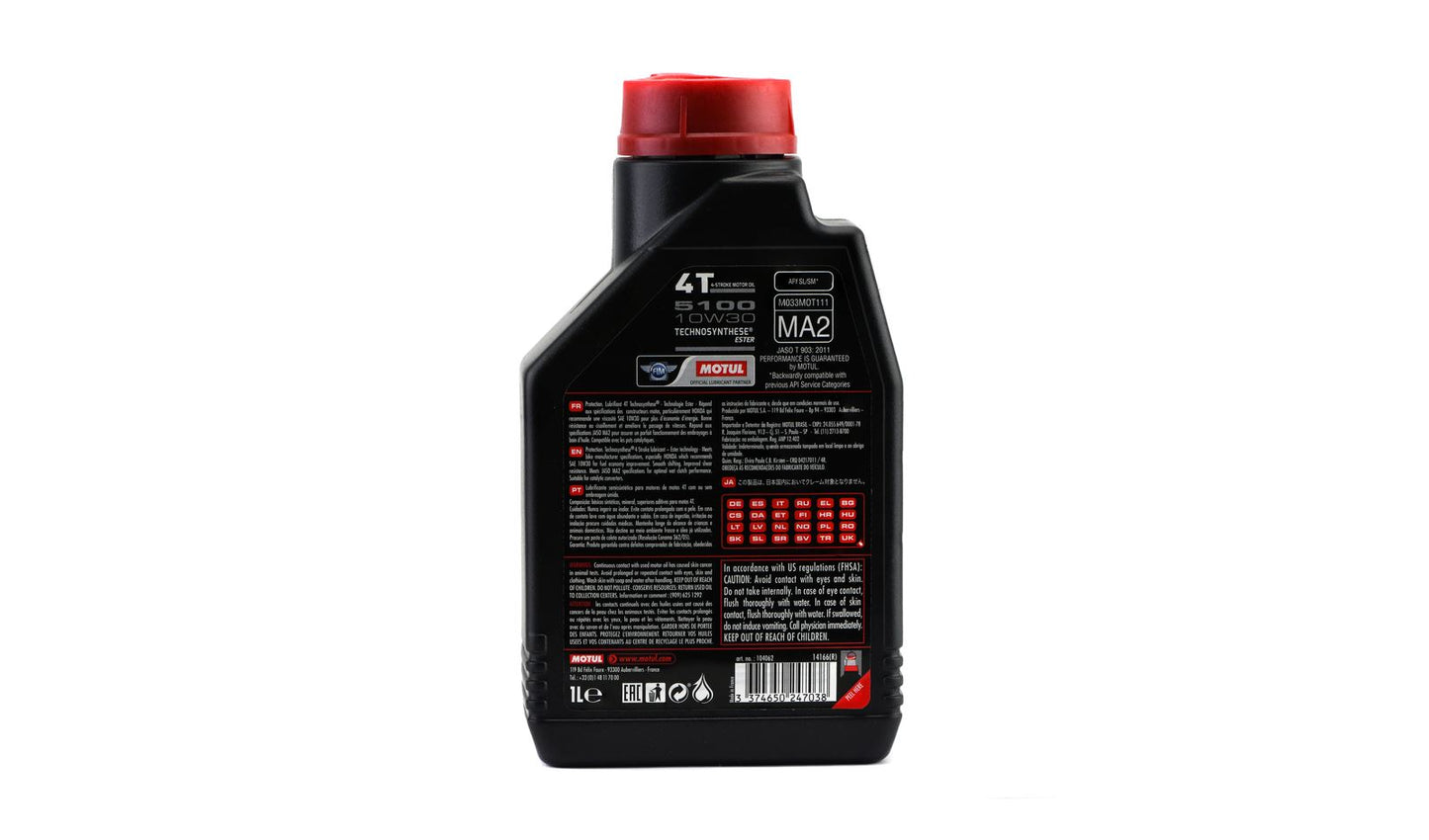Motul 5100 10w30 4T Semi Synthetic 1 Litre