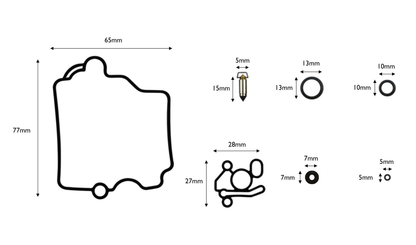 Carb Repair Kit Suzuki RF600RP-RV 93-98, RF900RR-RW 94-98