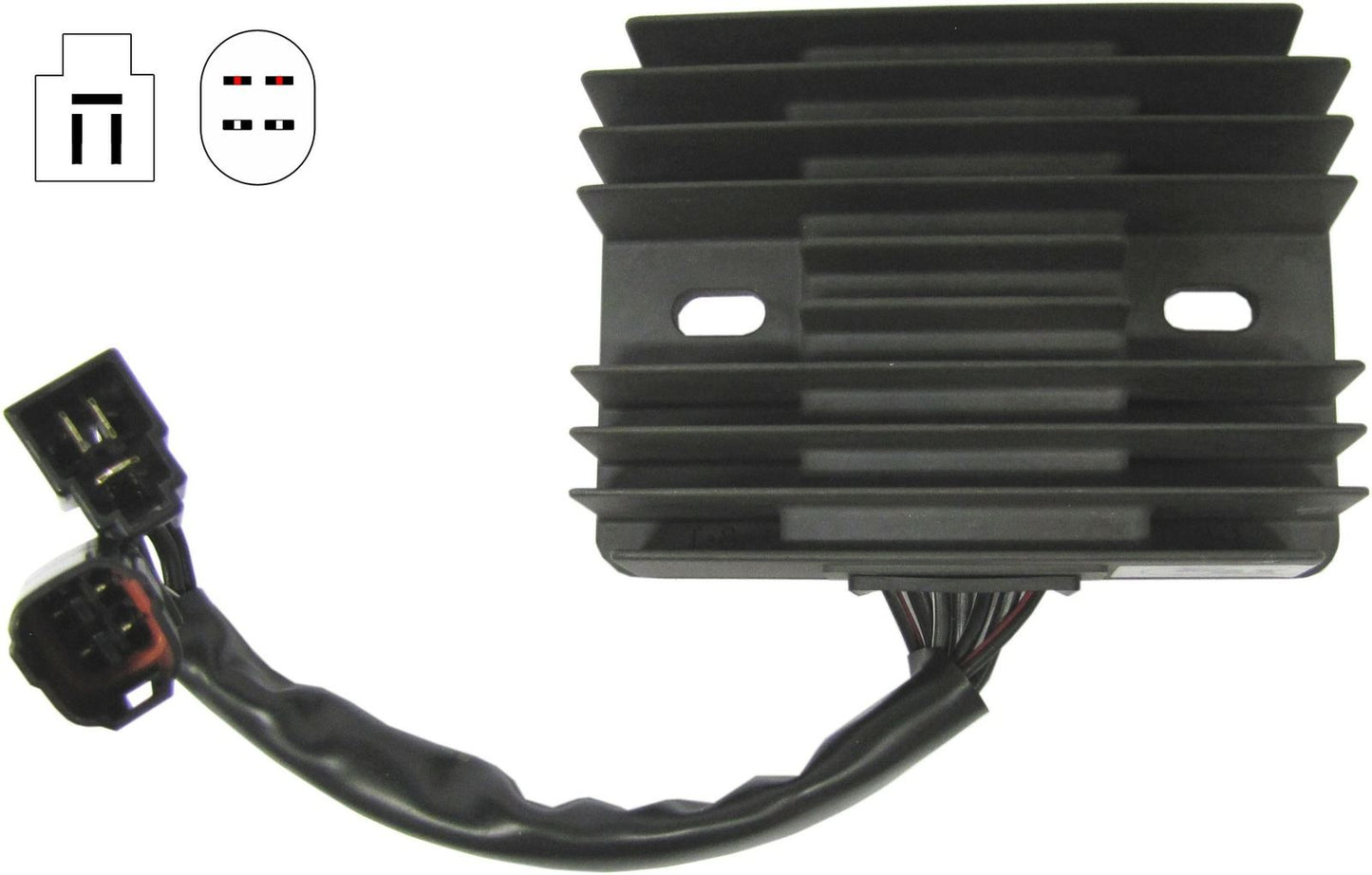 TourMax Regulator/Rectifier Suzuki GSXR600, 750 08-18, GSF650, 1250 07-14 OE Refs: 32800-47H00, 32800-47H10, 32800-41F10, 32800-41F11, 32800-41G00, 32800-41G11, 32800-18H00