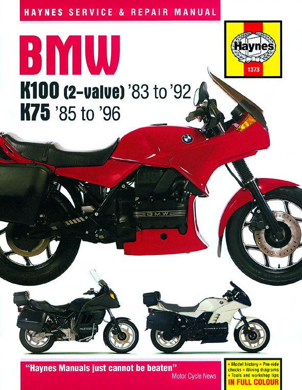 Haynes Manual BMW K75, K100 83-96