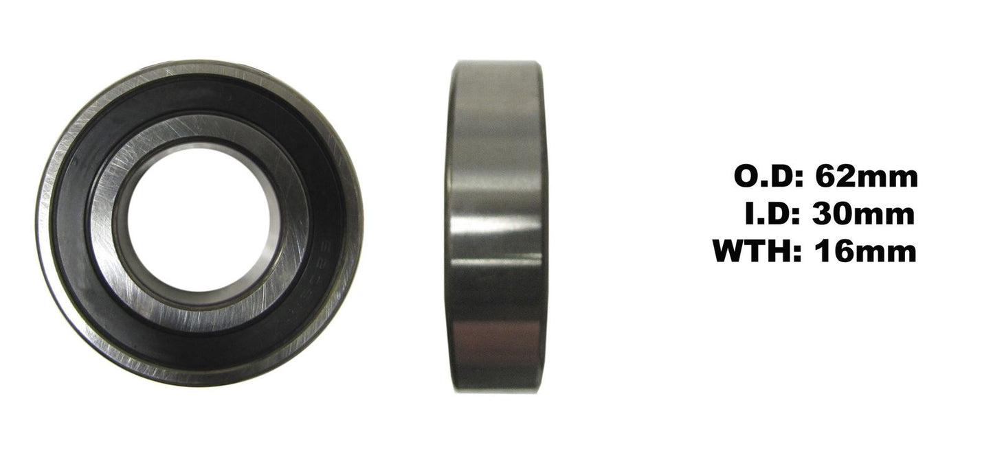 Bearing NTN 6206LLU(I.D 30mm x O.D 62mm x W 16mm)