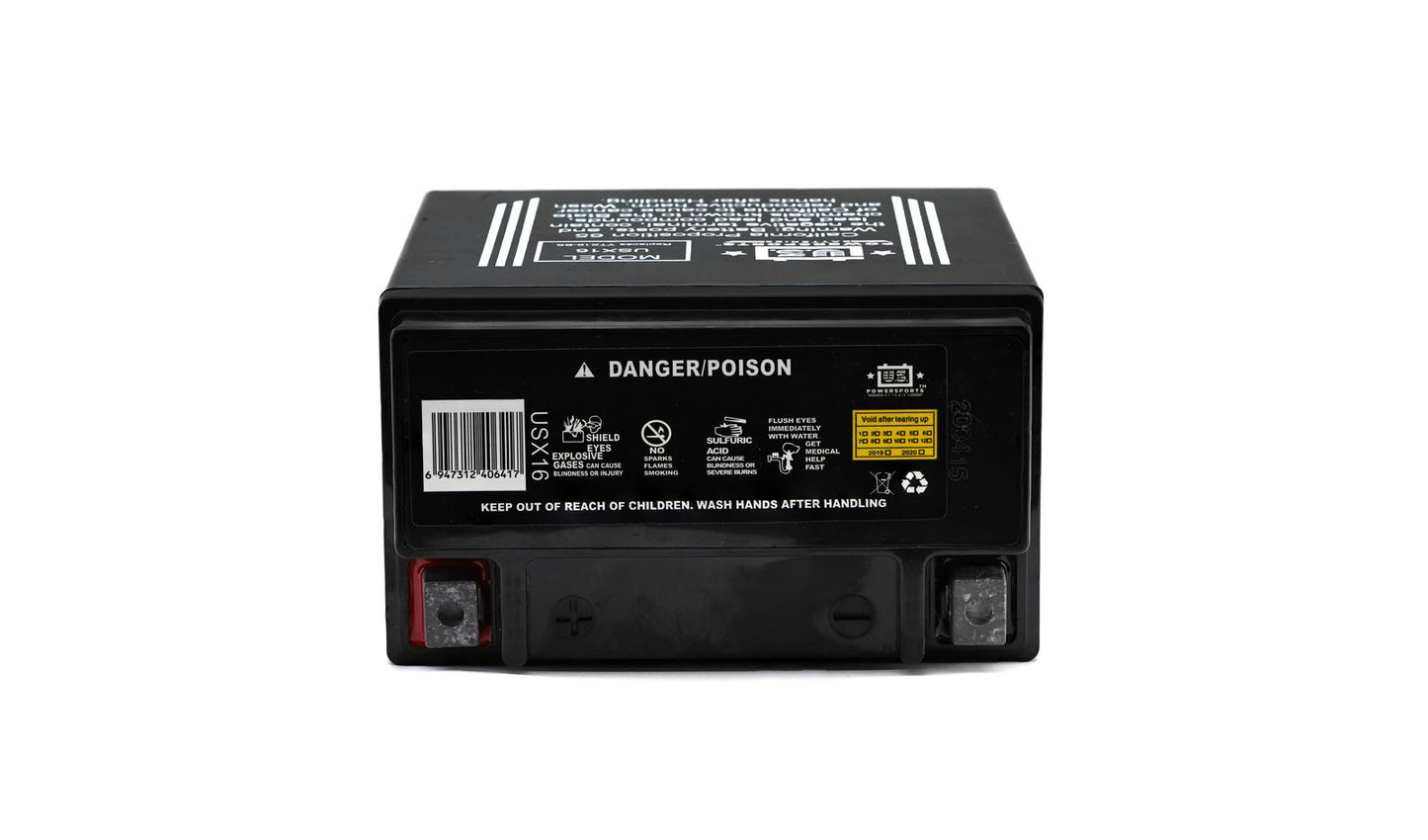 MTX Power Battery XT16 Sealed 12v 16.0AH CCA:235A L:151mm H:161mm W:87mm CTX16-BS, CTX20CH, USX16