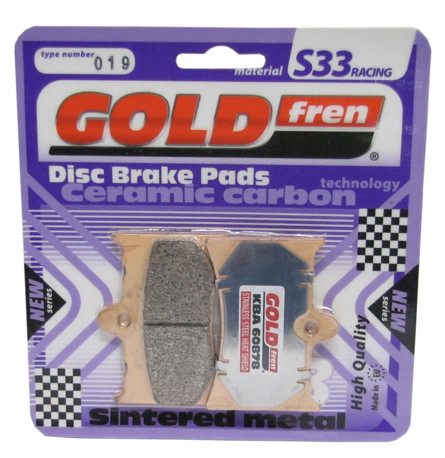 Goldfren Brake Pads S33-019, VD943, FA126, FDB498