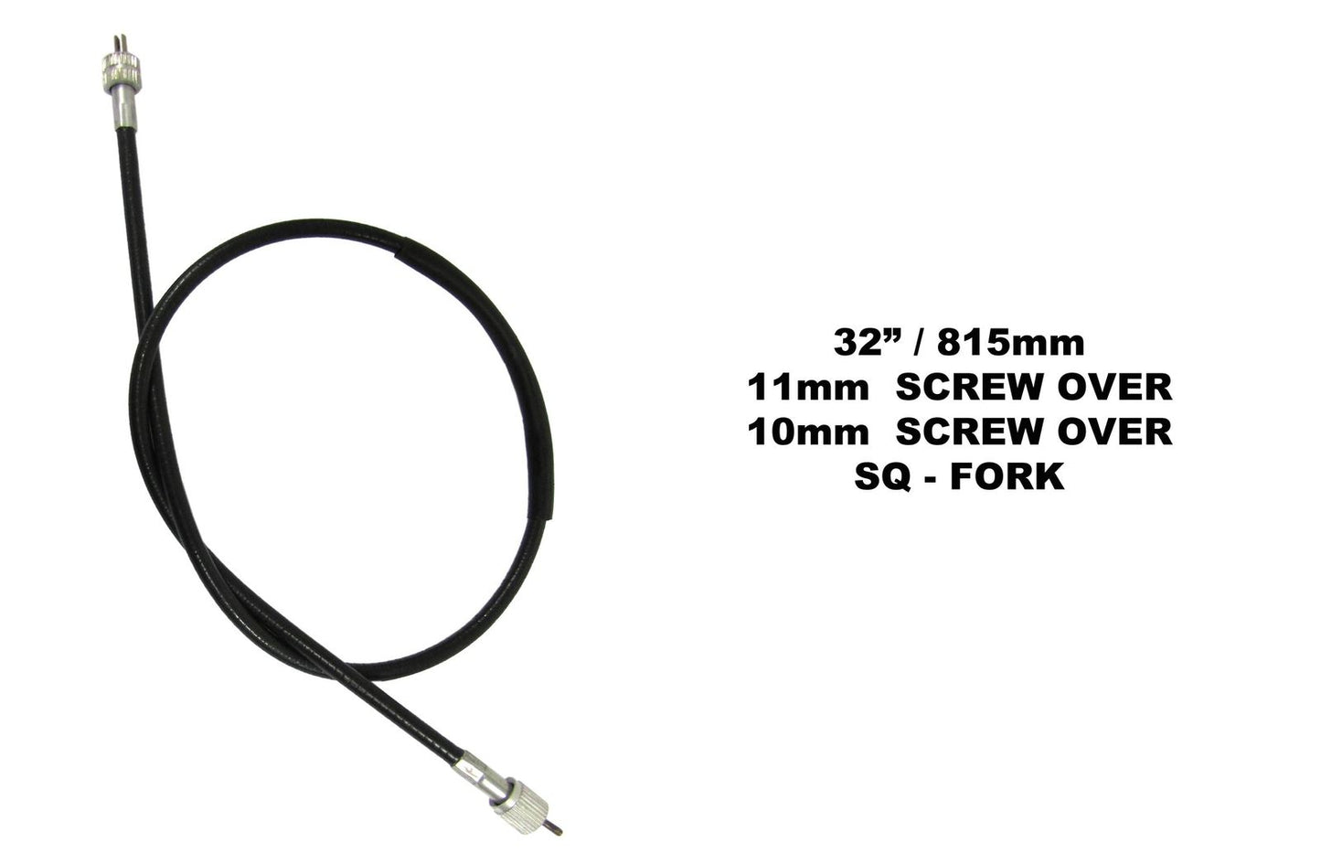 Speedo Cable Honda H100A 1980-1982, H100S 1983-1988, CG125 1977-1983, CG125 Brazil 1984-1992, CG125 1995-1996, CB175 1970-1972, CD175 1971-1978