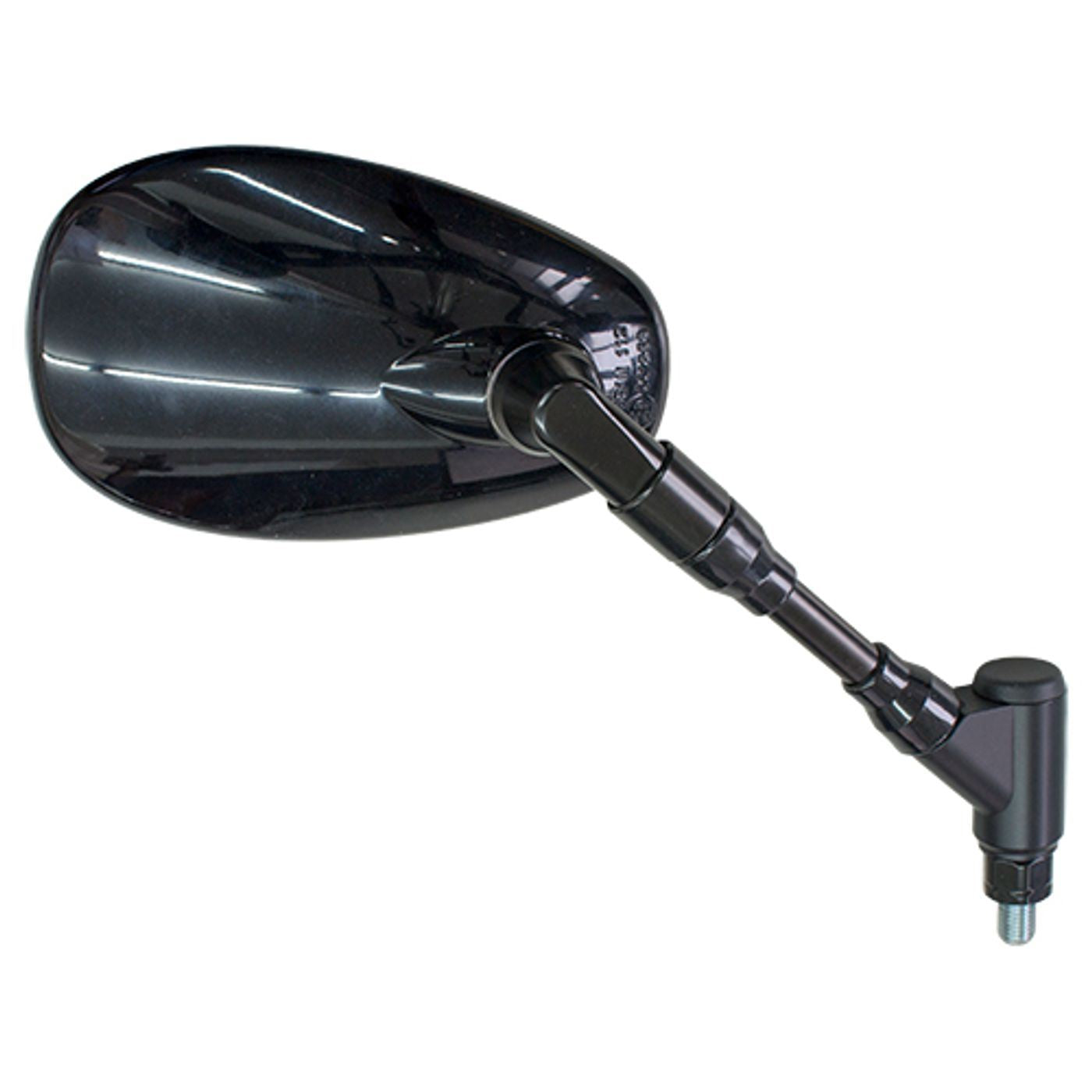 Mirror Right 10mm Black Yamaha VMX1700 V-Max 16-20, XSR700 (MTM690) 2021, XSR700 20-21, XSR900 16-20 (E-Marked) OE Refs: 1B3-26290-20, 2S3-26290-10