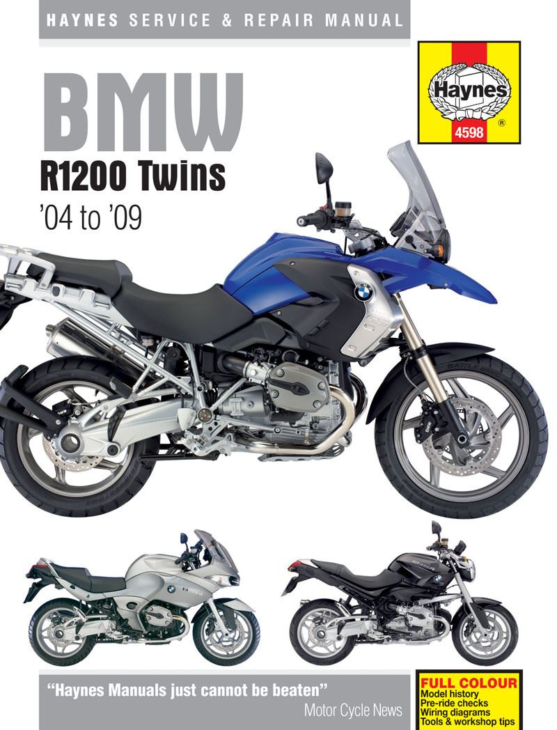 Haynes Manual BMW R1200GS, RT, ST, S Twins 04-09