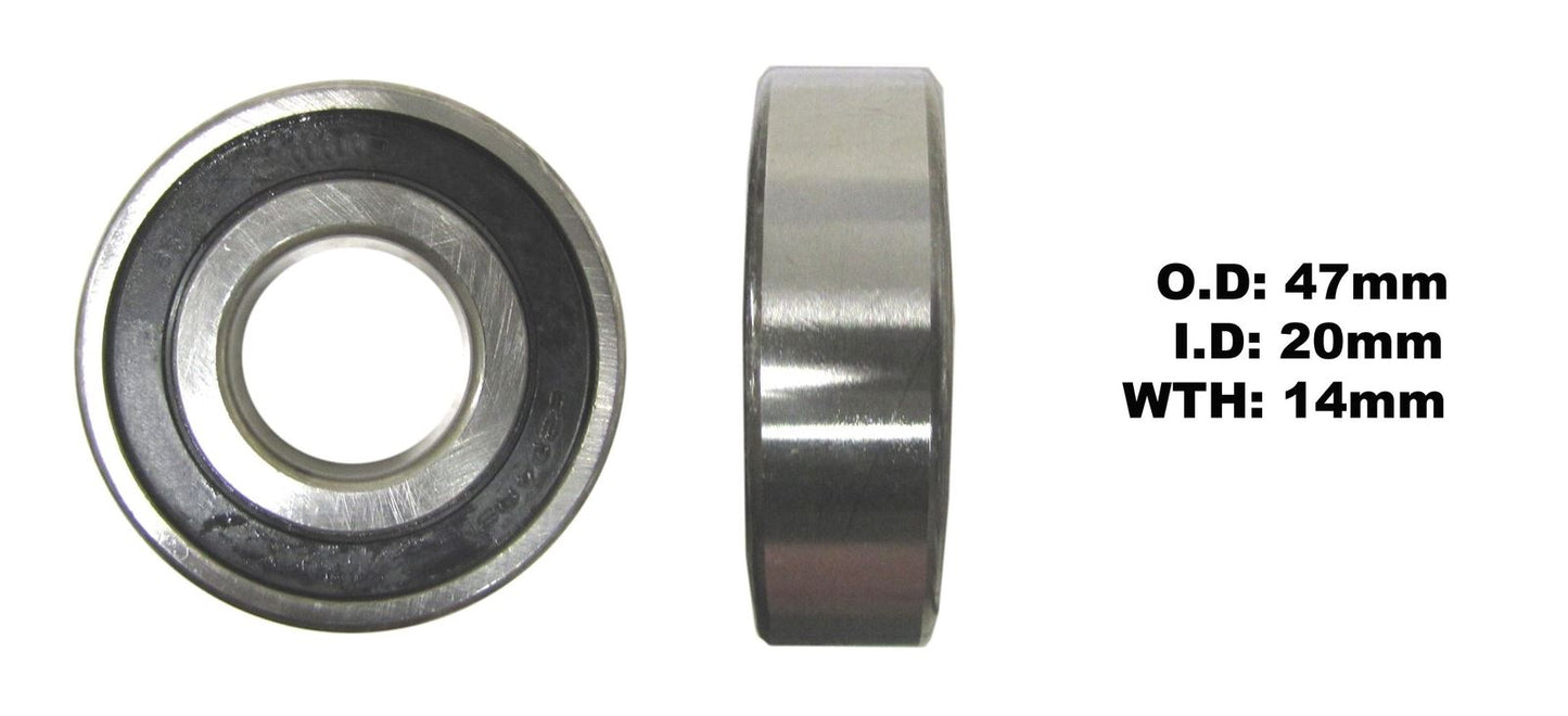 Bearing NTN 6204LLU(ID 20mm x OD 47mm x W 14mm)