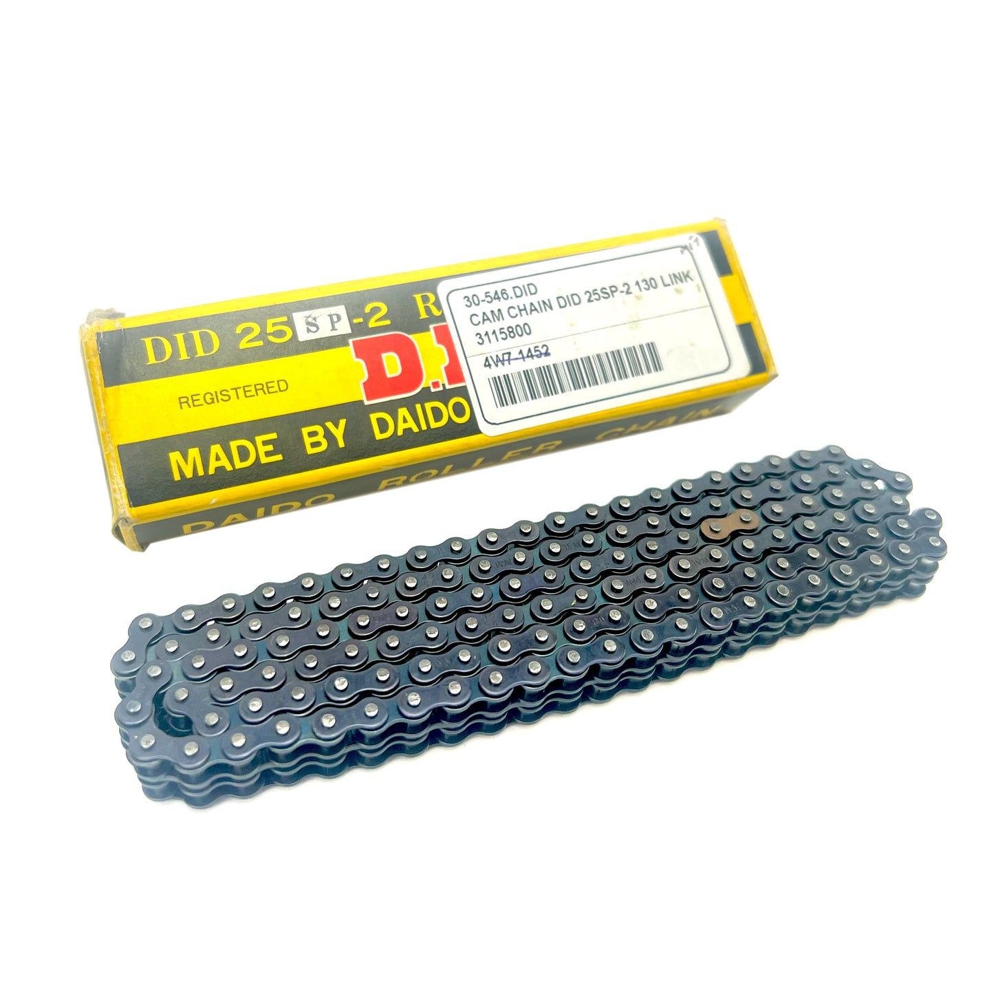 CAM CHAIN DID 25SP-2 130 LINK, 3115800, HONDA CBR400F 85-86, VF500F 84-87