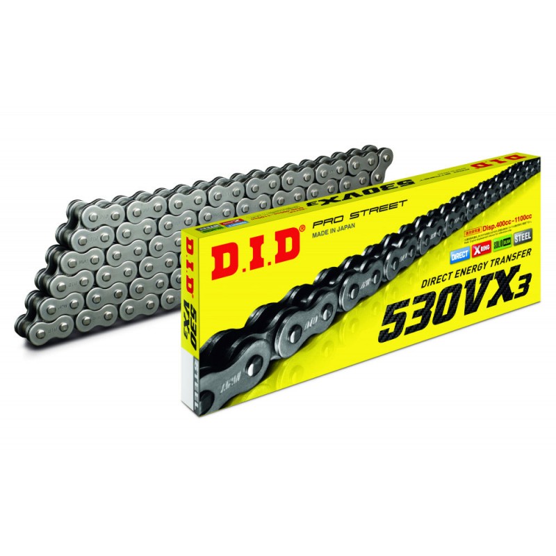 DID 530VX3 X-RING STEELCHAIN 110L ZB DID530VX3110ZB