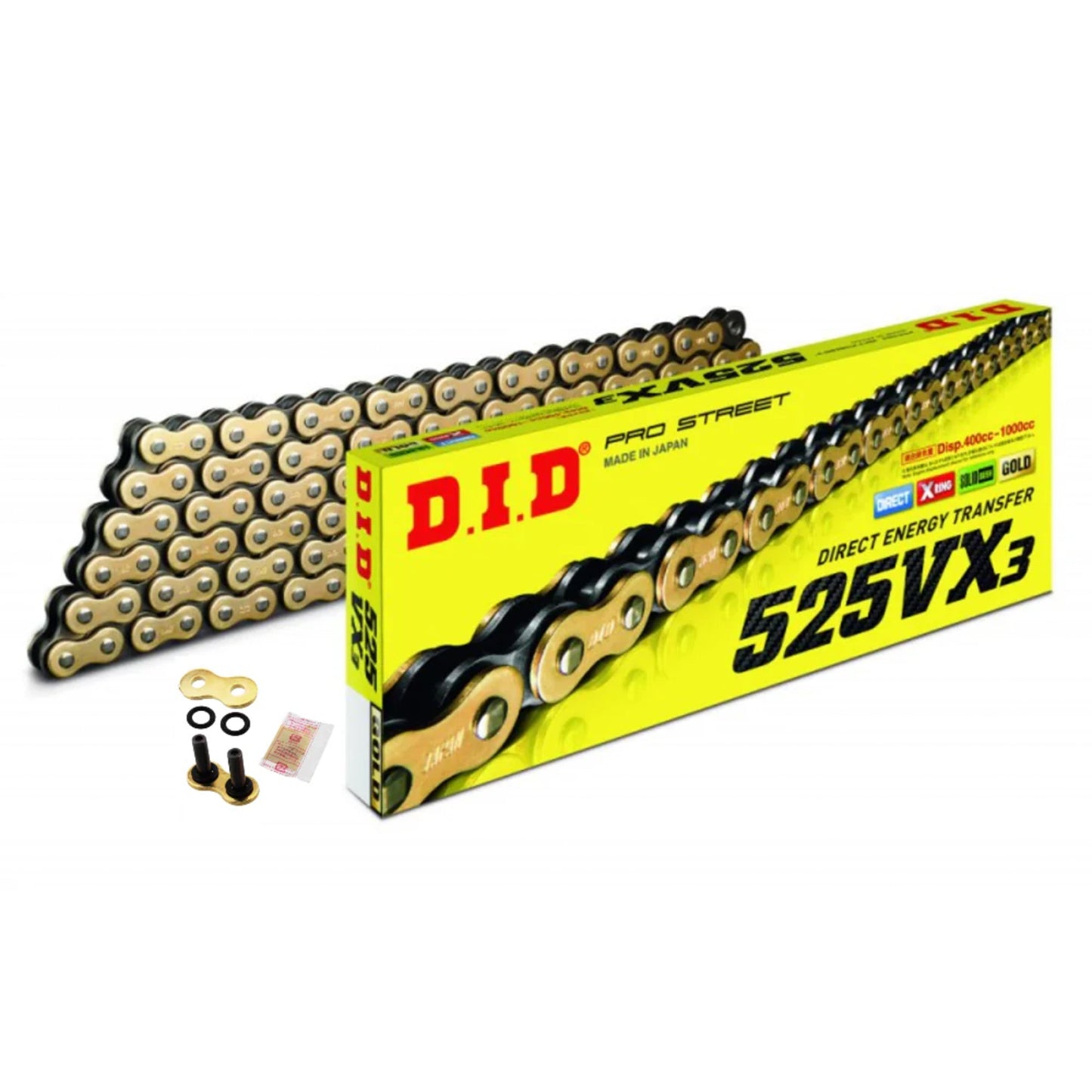 DID 525VX GB X-RING CHAIN 98L ZJ DID525VXGB098