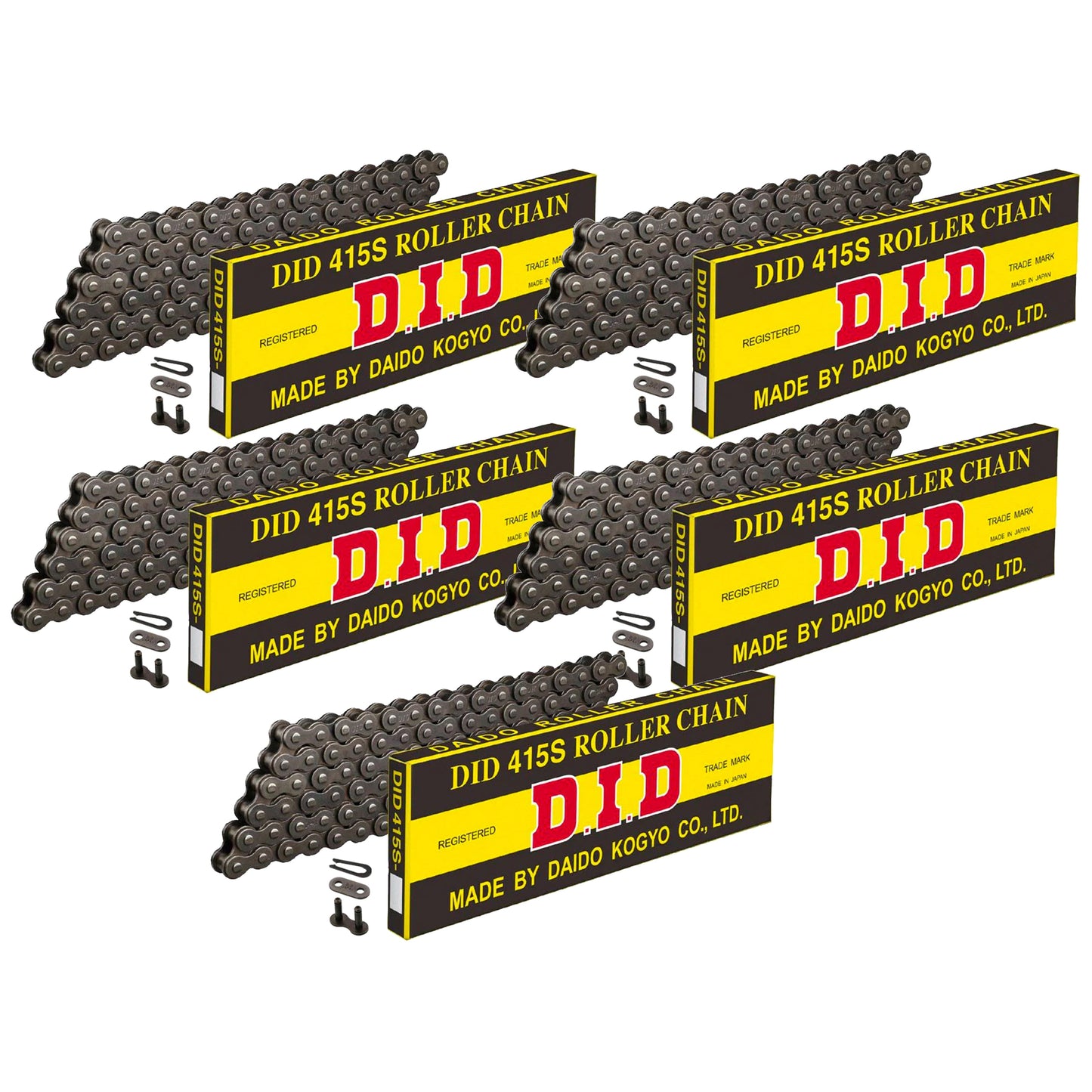 DID 415S HD CHAIN 600 LINKS, BOXED ROLL 25ft. UNCUTT, DID415S600