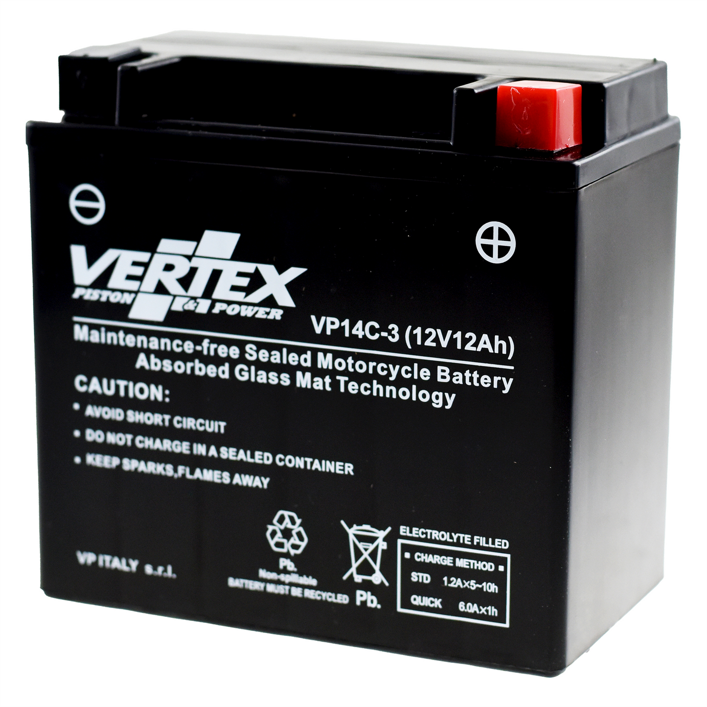 Vertex VP14C-3 Replaces ctx14-lbs (L149 x W87 x H143)