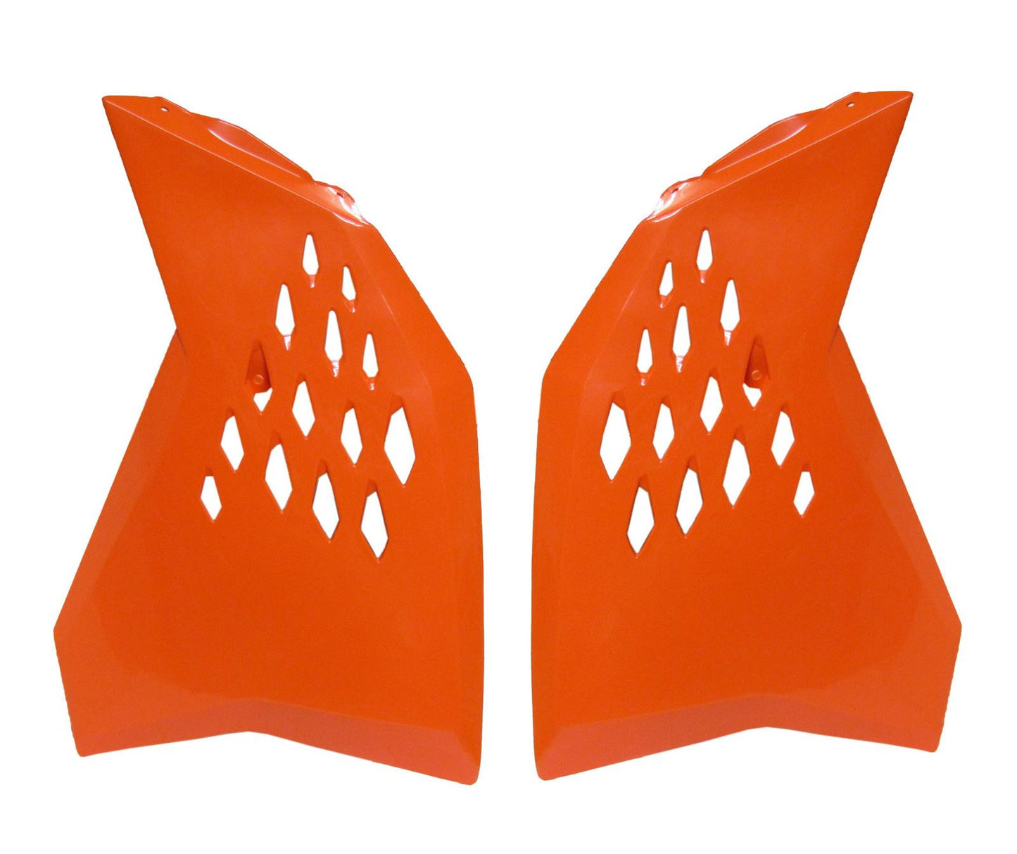KTM 200 EXC (USD Forks) (EU) 2008-2011 Radiator Scoops (Orange) (Pair)