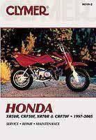 Clymer Manual For Honda XR50R, CRF50F, XR70R & CRF70F 97-09